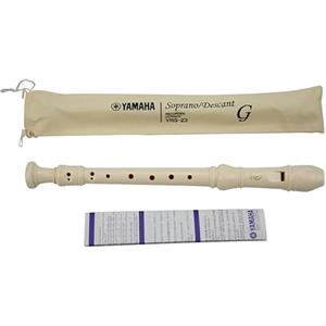 YAMAHA YRS23-10 Flauti CON SCOVOLINO e custodia - Flauti Didattici Dolci Soprano Bundle Speciale Scuola