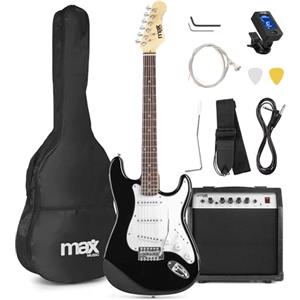 Max GigKit Electric Guitar Pack Black con amplificatore (173.223)