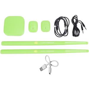 ZAICOLER Set di Batteria Elettronica, Set di Batteria Ad Aria Elettrica Kit di Batteria Virtuale Elettronica Portatile con Rilevamento del Movimento 3D Batteria Ad Aria con Bacchette per