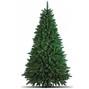 Emmeshop-Online Albero di Natale Verde Pino Super folto Realistico Ignifugo cm 180 210 230 270 300 360 (180 cm)