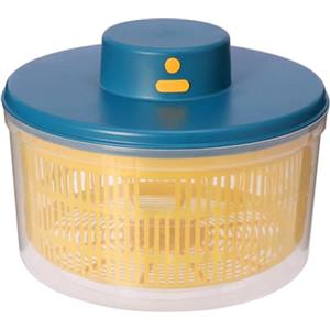 Generic Spinner elettrico per insalata - Essiccatore per insalata e verdure, utensile da cucina per insalata, centrifuga elettrica per insalata, lavatrice elettrica per verdure, capacità 3 l, lavatrice