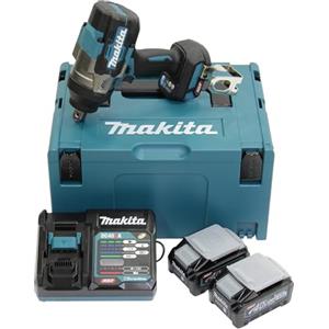 Makita TW001GM201 Avvitatore a percussione 40 V, 2x4.0Ah Max Batteria