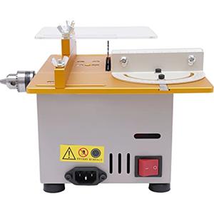 SailorMoon Sega circolare da tavolo, 220 V, mini sega da tavolo con altezza della lama regolabile e aspirazione della polvere, spessore di taglio 9000 rpm, 0-29 mm, multifunzione, per progetti fai da te