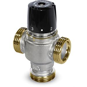 Generico Valvola miscelatrice termostatica da 1 1/4 M Campo di regolazione: da 30 a 65°C KVS 4,5