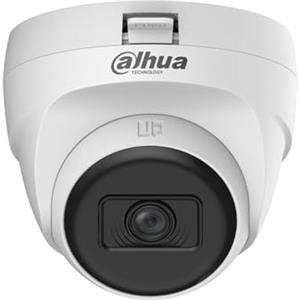 Dahua DH-HAC-T1A51P-U-0280B-S3-DIP 4 in 1 5MP Telecamera di sicurezza per esterni con visione notturna IR da 25 m, obiettivo fisso da 2,8 mm, IP67