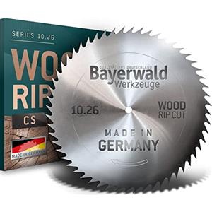 Bayerwald Werkzeuge Bayerwald - Lama per sega circolare CS, diametro 400 mm x 2,0 mm x 30 mm | A dente di lupo (80 denti) | Per tagli semplici e più fini su legna da ardere e materiali lignei, taglio longitudinale e