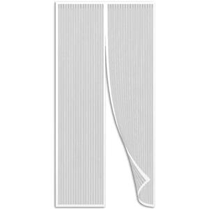 VR VETRINEINRETE Vetrineinrete® Zanzariera magnetica bianca per porte finestre tenda chiusura con calamita antizanzare insetti mosche universale varie misure (120x220 cm)