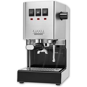 Gaggia Classic Evo | Inox | Macchina Espresso Manuale | Made in Italy | Macchina da caffè con bacchetta a vapore professionale | Americano, Caffettiera e Cappuccino per la Casa