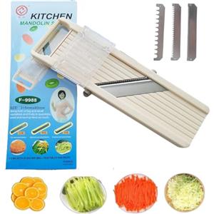 GILINIMY Mandolina portatile - Affettatrice in stile giapponese per verdure, cavoli, cetrioli e carote