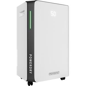 Monzana® Deumidificatore Casa 20-30m², 20L/Giorno, Display LED, Timer 24h, WiFi, Portatile, App, Purificatore d'Aria