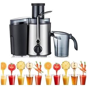 GrecoShop Estrattore/Centrifuga/Frullatore per frutta e verdura 500W (***** Attenzione disponibile solo di colore RED/ROSSO *****) - (Cod. 4875)
