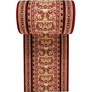Carpeto Rugs Carpeto Tappeto Corridoio -Motivo Orientale - Collezione ATLAS BALI - Rosso - 80 x 150 cm