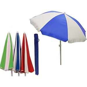 Teorema Giocattoli Teorema - Ombrellone da Spiaggia in Poliestere, Diametro 200cm, Tubo 28/32 mm, Altezza 104cm, con Borsa da Trasporto in PVC