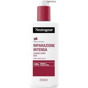 Neutrogena Lozione Corpo CICA Riparazione Intensa 250 ml - Crema idratante con 10% Glicerina per pelle secca