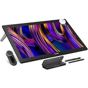 HUION Kamvas Pro 27（144Hz）Tavoletta Grafica con Schermo, 27 pollici 4K UHD 144 Hz, con calibratore del colore, PenTech 4.0 con funzionalità touch e Canvas Glass 3.0, compatibile con Windows e Mac