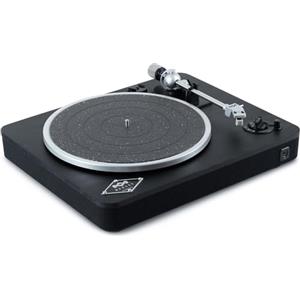 Marley House of Marley Stir It Up Wireless Giradischi Bluetooth - Lettore Vinile 2 Velocità, Materiali Sostenibili, Giradischi Vinili Vintage con Preamplificatore Integrato, Cartuccia Audio-Technica, Nero