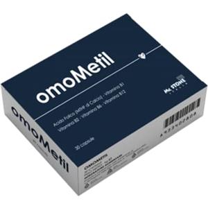 MC STONE ITALIA - OMOMETIL 30 Compresse; Complesso vitaminico vitaminico B1, B2, B6, B12 e Acido Folico, essenziale in gravidanza ed allattamento