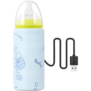 LICHENGTAI Scaldabiberon USB, Biberon Borsa più Calda USB Portatile Scalda Biberon Borse Termiche Allaperto Viaggio Latte Bevanda Riscaldatore Tazza Thermos Infantile Borsa Coibentata