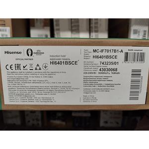 Hisense Piano Cottura Induzione da Incasso 4 Fuochi Larghezza 59 cm in Vetroceramica colore Nero - HI6401BSCE