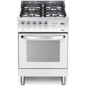 Lofra PBP66GVT/C Cucina a Gas 4 Fornelli con Forno Elettrico 60 cm Bianco/Perla