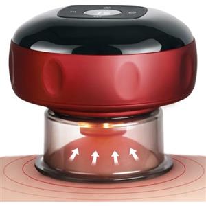 Generic Massaggiatore a coppettazione - Set massaggiatore a coppettazione | Elettrico ricaricabile Smart 12 modalità regolabile multi funzione strumento di massaggio per post-allenamento recupero