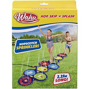 WAHU - HOP, SKIP'N SPLASH - UNA CLASSICA CAMPANA CON SPRUZZO D'ACQUA A GETTO CONTINUO - DIVERTIMENTO GARANTITO - FACILE INSTALLAZIONE - 2,3 METRI - ETA' 4+