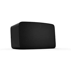 Sonos Five, Potente Altoparlante WLAN Nero per Streaming Musicale, Stereo Cristallino, Compatibile con AirPlay
