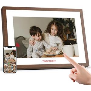 THOMSON Cornice Digitale WiFi, Cornice Digitale Foto Batteria interna, 10,1 Pollici 1280x800 Schermo Touch HD IPS, Portafoto Digitale Memoria 32 GB, Condivisione di Immagini Musica Videos del lettore