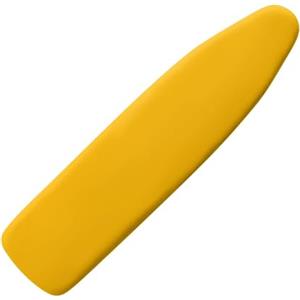 Treer Copri ASSE da Stiro Tinta Unita, Copriasse da Stiro Universale con Bordo Elastico, Copertura ASSE da Stiro per S-2XL ASSE da Stiro, Resistente allo Sporco (M,Giallo)