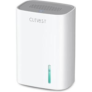 CLEVAST Piccolo deumidificatore per casa, mini deumidificatore silenzioso per camera da letto, deumidificatore portatile compatto per stanza, bagno, armadio, camper, casa (Standard)