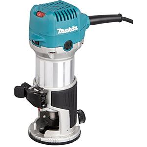 Makita RT0702CX3J Fresa Multifunzionale 710W con Velocità Variabile e Accessori Inclusi