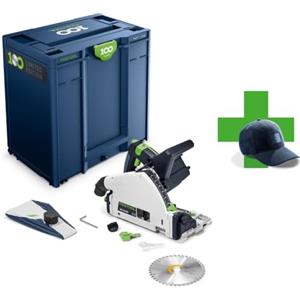 Festool Sega a batteria TSC 55 KEB-Basic 100Y Limited Edition con KickbackStop e accessori inclusi