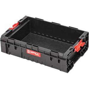 Qbrick System Cassetta Attrezzi Vuota Cassetta Porta Utensili Valigetta Lavoro 450 x 310 x 130 mm Nero Rosso PRO Box 130 2.0