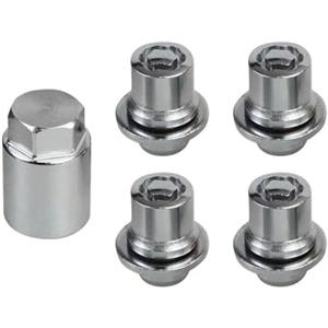 HZSMYXGS Bulloni cerchioni Compatibile con Toyota Per Yaris 1.5L L4 2007 2008 2009 2010 2011 00276-00900 PT27648100 Set di dadi antifurto per ruote da 33 mm di altezza M12x1.5