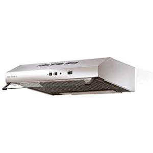 FABER 2740 SRM - Cappa Aspirante 60 cm Sottopensile da Cucina ad Incasso, Aspirante Esterna o in Ricircolo con il Filtro Cappe Faber F1 KIT C.A. a Carboni Attivi