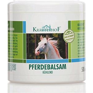 Kräuterhof, gel rinfrescante Pferdebalsam, per cavalli, barattolo da 500 ml, codice prodotto 10470 (J2/20) [etichetta in lingua italiana non garantita]