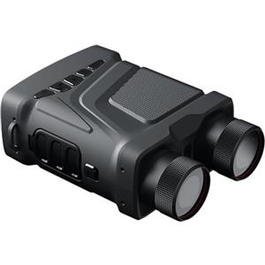 NGBFF Visore Notturno, 1080P HD R12 Binocolo Dispositivo di visione notturna Ricaricabile 6W 850nm Infrarossi Zoom digitale 5X Telescopio da caccia Foto Video Registrazione,per birdwatching, sport all'aria