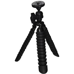 Vivitar - Treppiede a ragno, flessibile, in gomma, 17 cm, supporto standard per fotocamera, perfetto per i viaggi (VIV-SP-7-BLK)