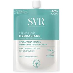 SVR Hydraliane Creme Riche 50ml - Crema idratante intensiva per pelli sensibili e secche, 100% ingredienti naturali