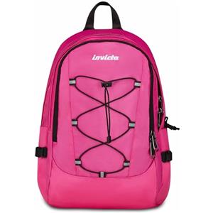 Invicta Zaino Scuola Invict-Act Smart, Rosa, Doppio Scomparto Con Tasca per PC e Tasca per Borraccia, 23 lt, Scuola Media e Superiore, Zaino Ragazza