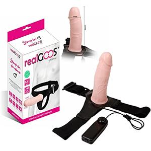 realGOOS® FALLO REALISTICO INDOSSABILE CAVO PER LUI STRAP ON MASCHILE VIBRANTE