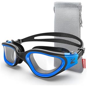 ZIONOR Occhiali da nuoto ottici, G1 a prova di perdite (nero-blu -250)