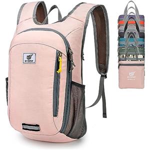 SKYSPER Zaino Leggero Pieghevole 10L, Zainetto Richiudibile Zaino Hiking Salvaspazio per Trekking Viaggi Brevi Escursioni Ciclismo