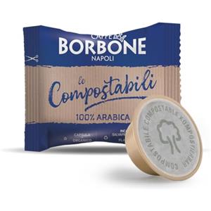 Caffè Borbone Le Compostabili - 50 Capsule Compatibili Lavazza®* A Modo Mio®*, Caffè Macinato in Capsule Compostabili 100% Arabica - Compatibili con Macchine da caffè Lavazza®* A Modo Mio®*