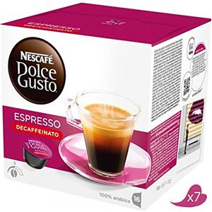 Dolce Gusto - Nescafe' 16 Capsule Nescafe' Dolce Gusto Espresso Decaffeinato Dek