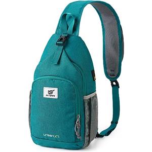 SKYSPER Zaino Monospalla con Protezione FRID, Marsupio Antifurto Zaino a Tracolla per Uomo Donna Viaggio Passeggiata