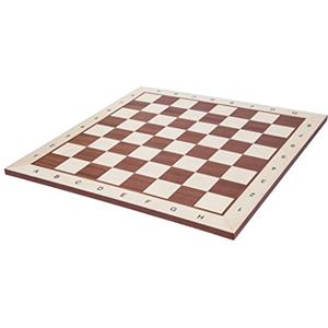 SQUARE GAME SQUARE - Professionale Scacchiera in legno No 6 MOGANO BL - 54 x 54 cm ; Campo 58 x 58 mm - Scacchi