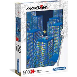 Clementoni - 35077 - Mordillo Puzzle - The Dinner - 500 Pezzi - Made In Italy - Puzzle Adulti
