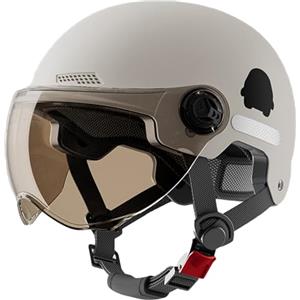 Dranng Casco Monopattino Elettrico Adulti, Casco Bici Con Visiera,mezzo Da Bici, Per Scooter Elettrico Per Adulti, Bicicletta,Equipaggiamento Protettivo Per Pattinaggio