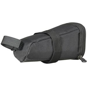 Lagomloot Borsa da sella per bici, riflettente per mini sedile posteriore per bici da strada, in poliestere nero, 17,5 x 9,5 x 8,5 cm